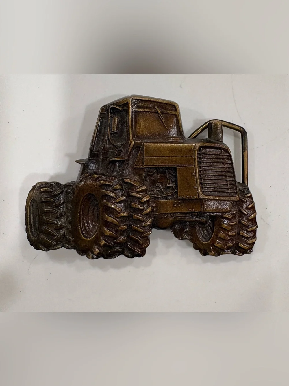 1979 Bronze Tractor Belt Buckle- Rustic